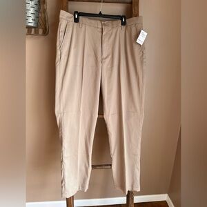 2 PAIR 38x32 Amazon Essentials Men's Khaki and Black Chino Work Pant NWT